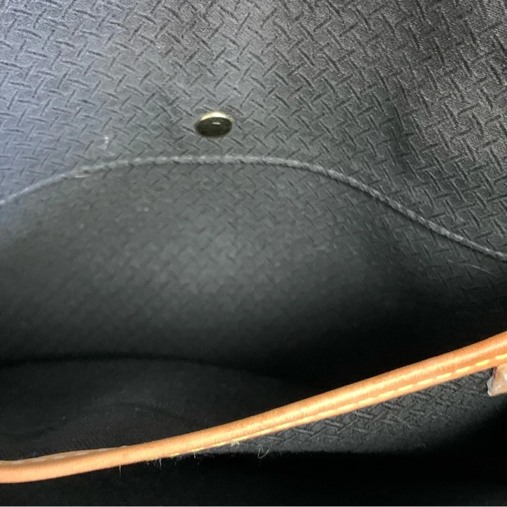 Dooney & Bourke Butter Yellow Canvas Flap Front Shoulder Bag - Picture 14 of 15